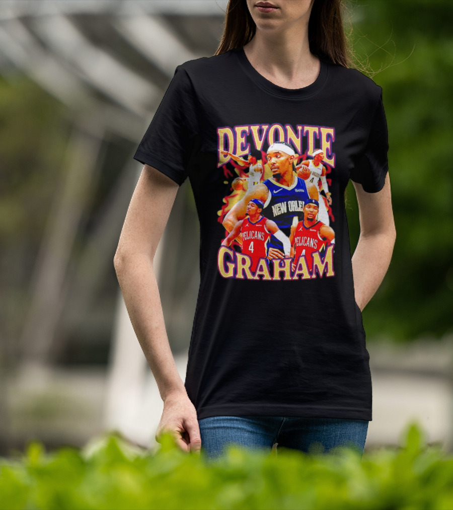 Devonte Graham New Orleans Pelicans Basketball T-Shirt