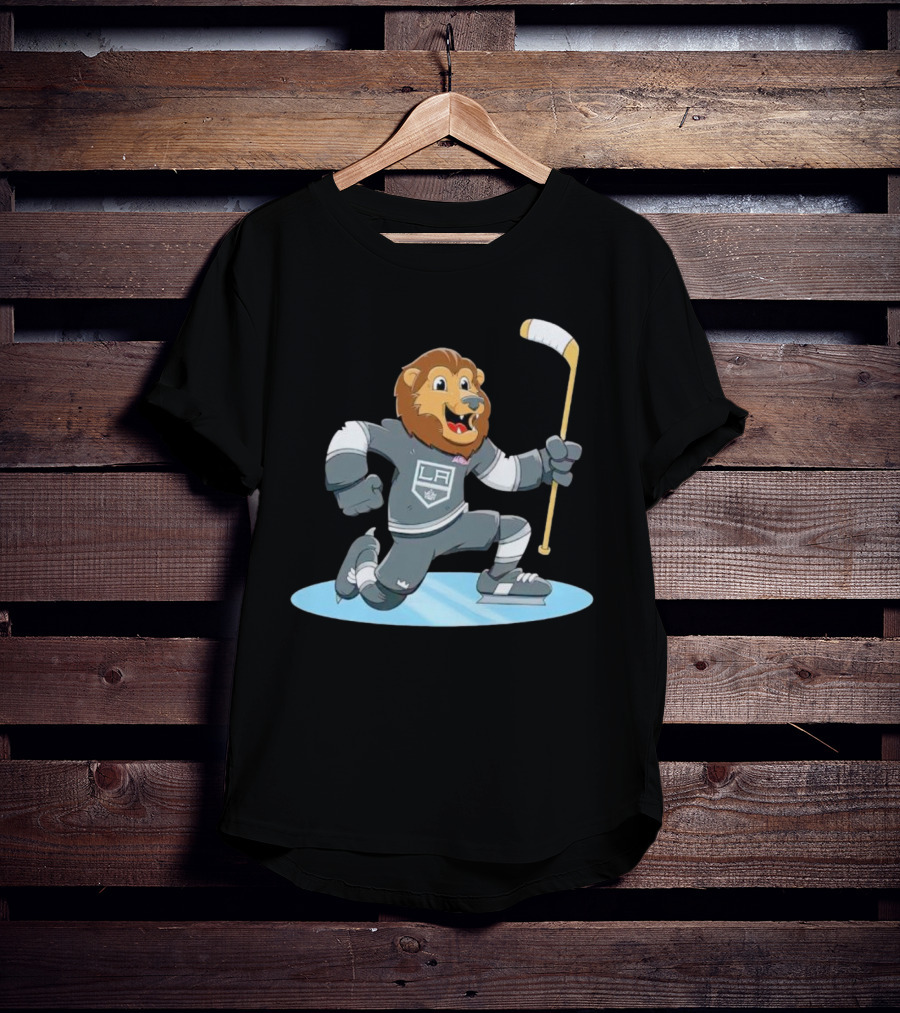 Kings Child Bailey Celebrate LA Hockey Lion Mascot T-Shirt