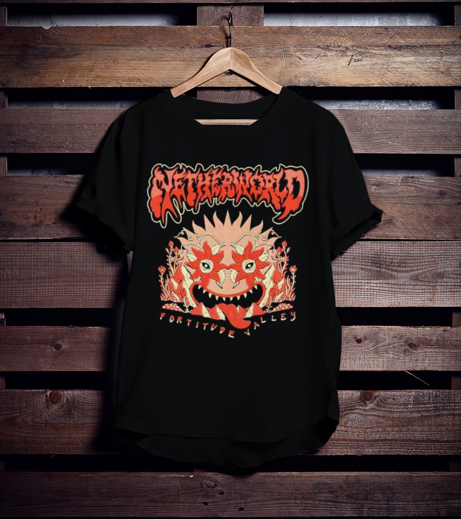 Netherworld Fortitude Valley Arcade Ghastly Floral T-Shirt
