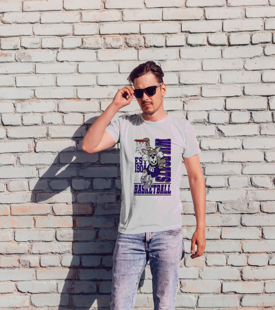 Northwestern Wildcats Basketball Willie Dunk Est 1904 T-Shirt