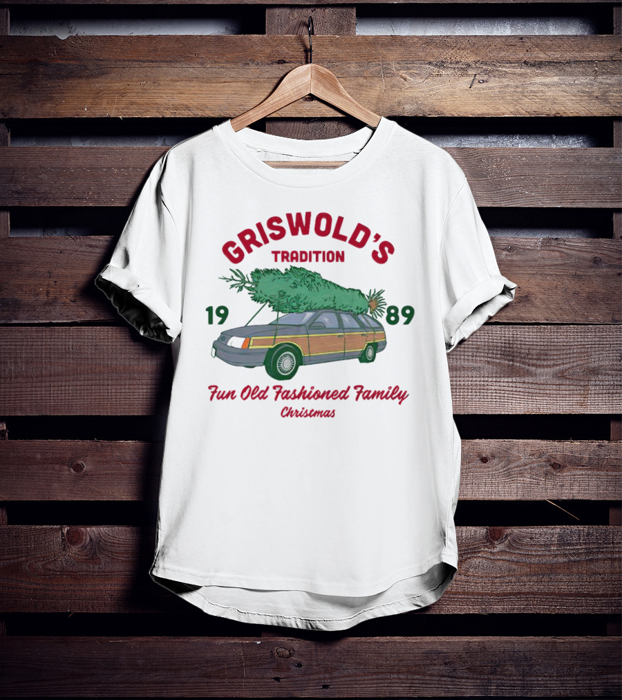 Griswold's Tradition 1989 Fun Old Fashioned Family Christmas T-Shirt