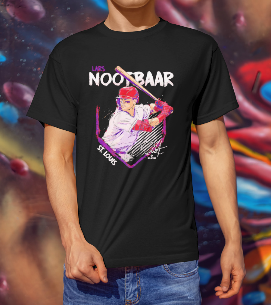 Lars Nootbaar St. Louis Baseball Players Signature T-Shirt