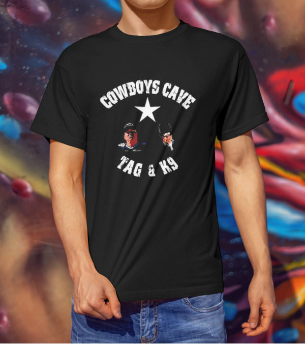 Cowboys Cave Tag And K9 Star T-Shirt
