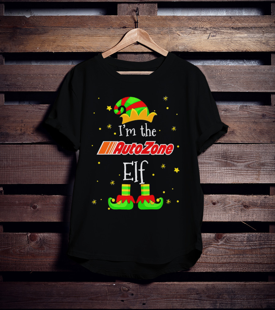 AutoZone Elf Christmas I'm The Holiday Helper T-Shirt