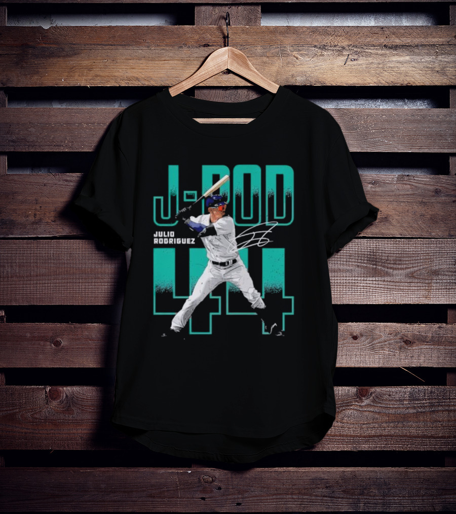 J-Rod Julio Rodriguez 44 Seattle Baseball Player Signature T-Shirt