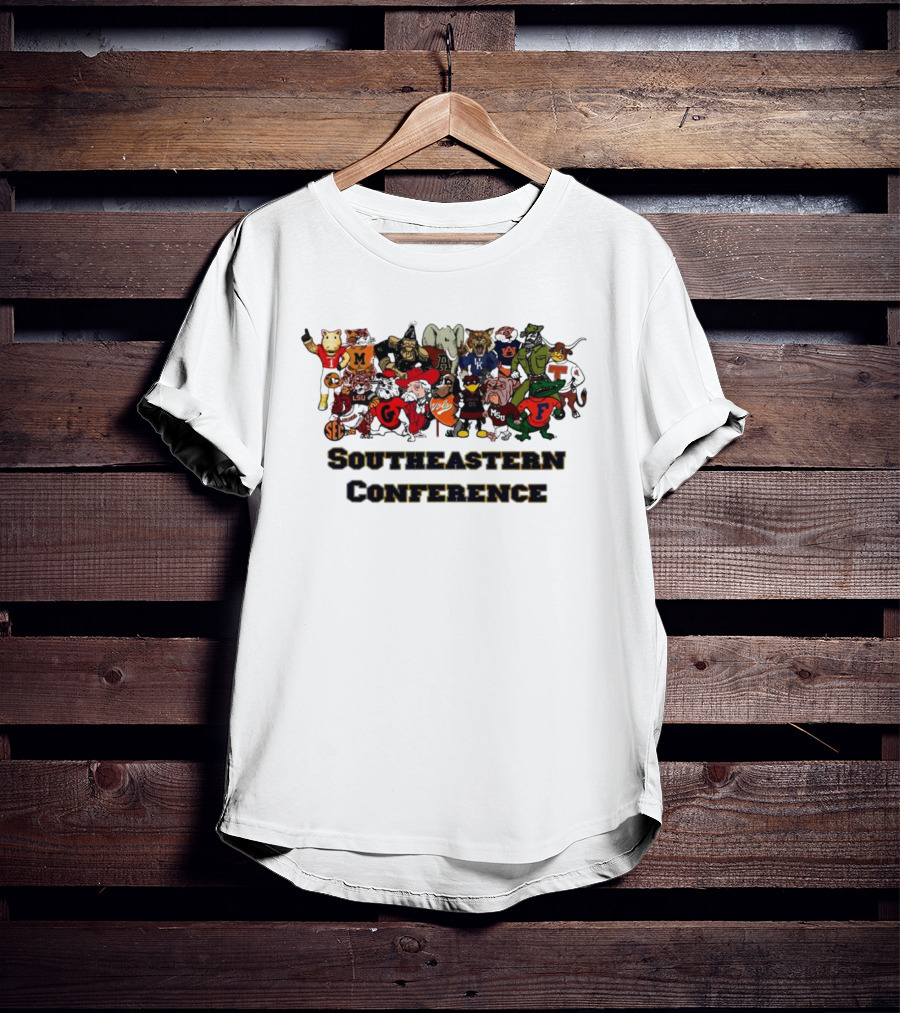 Southeastern Conference Mascots Collection T-Shirt