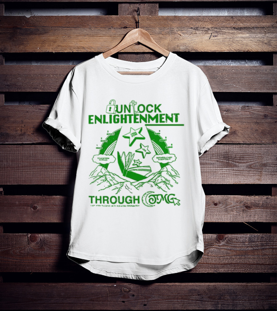 UNLOCK ENLIGHTENMENT THROUGH COSMIC READING LEVEL UP T-Shirt