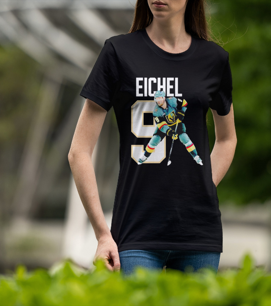 Vegas Golden Knights Jack Eichel 9 Hockey Player MVP T-Shirt