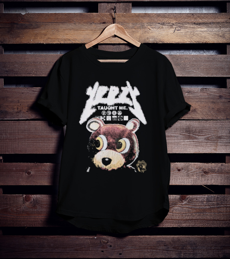 Yeezy Taught Me Graduation Bear Mascot Vintage T-Shirt