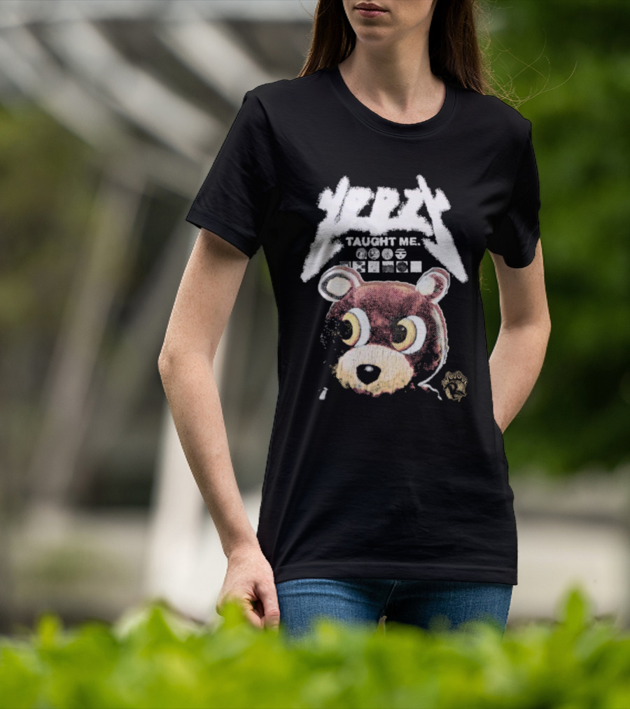 Yeezy Taught Me Graduation Bear Mascot Vintage T-Shirt