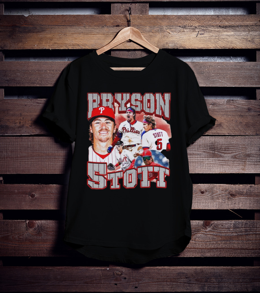 Bryson Stott Philadelphia Phillies Baseball Player T-Shirt