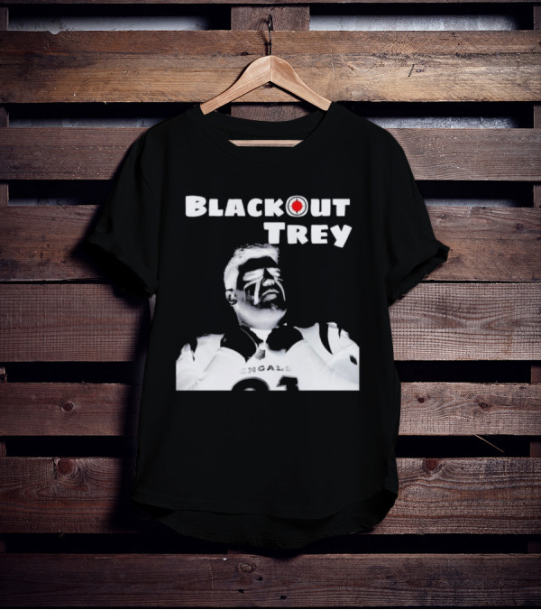 Blackout Trey Cincinnati Bengals 91 T-Shirt