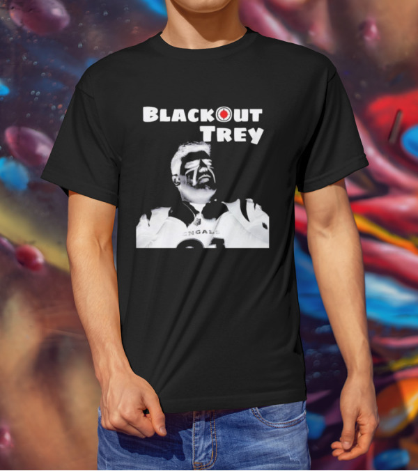 Blackout Trey Cincinnati Bengals 91 T-Shirt