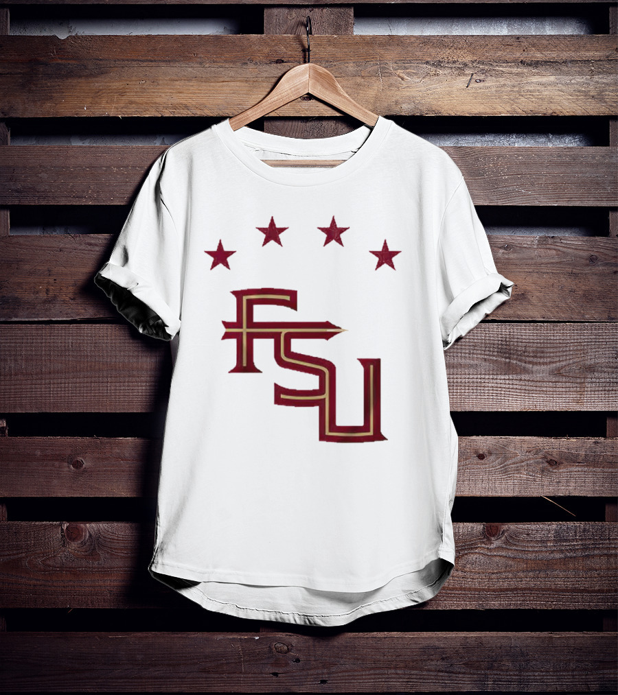 FSU Soccer Four Stars Achievement Recognition T-Shirt