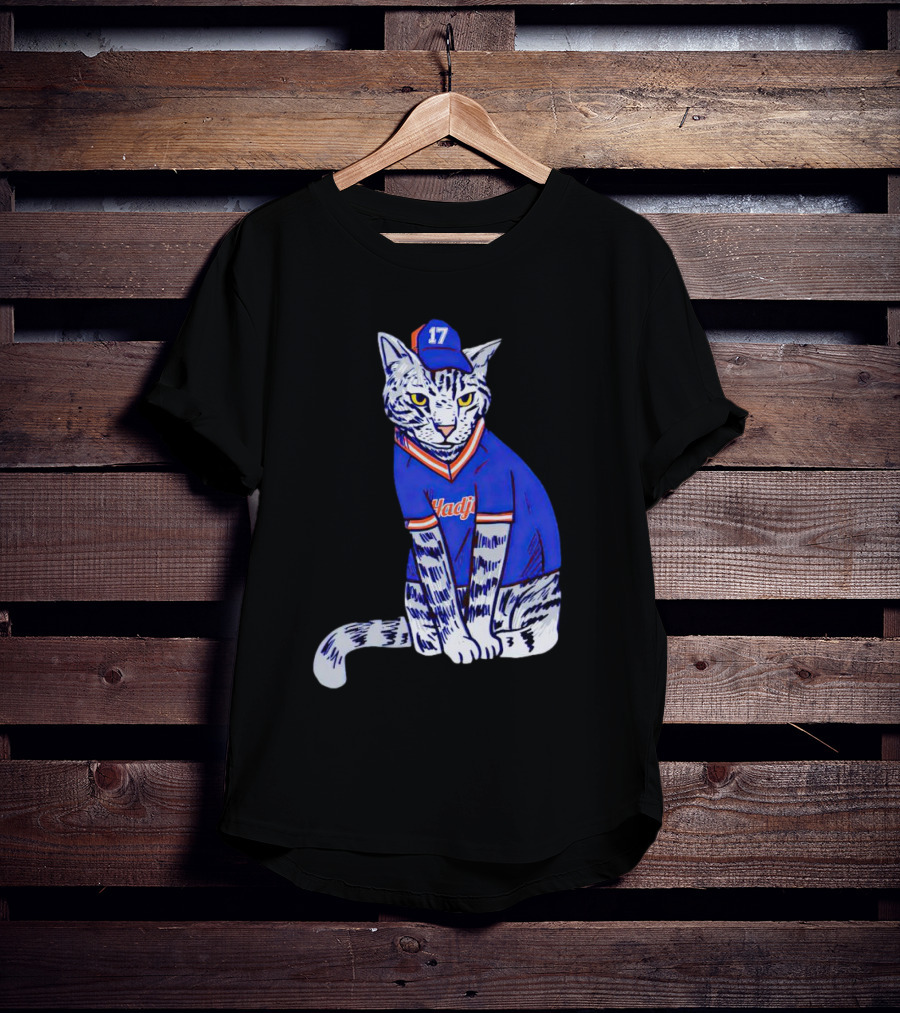 Keith Hernandez Hadji Cat Mets Jersey Number 17 T-Shirt