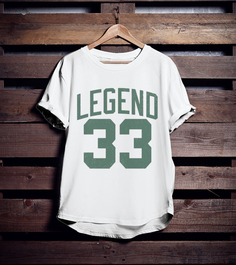 Legend 33 Larry Bird Boston Celtics T-Shirt
