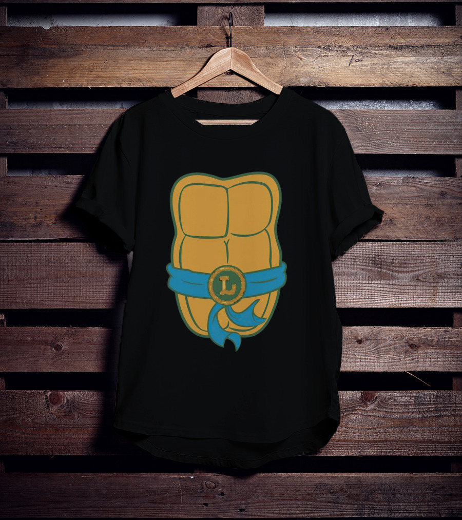 Leonardo Belt Turtle Shell Abs T-Shirt