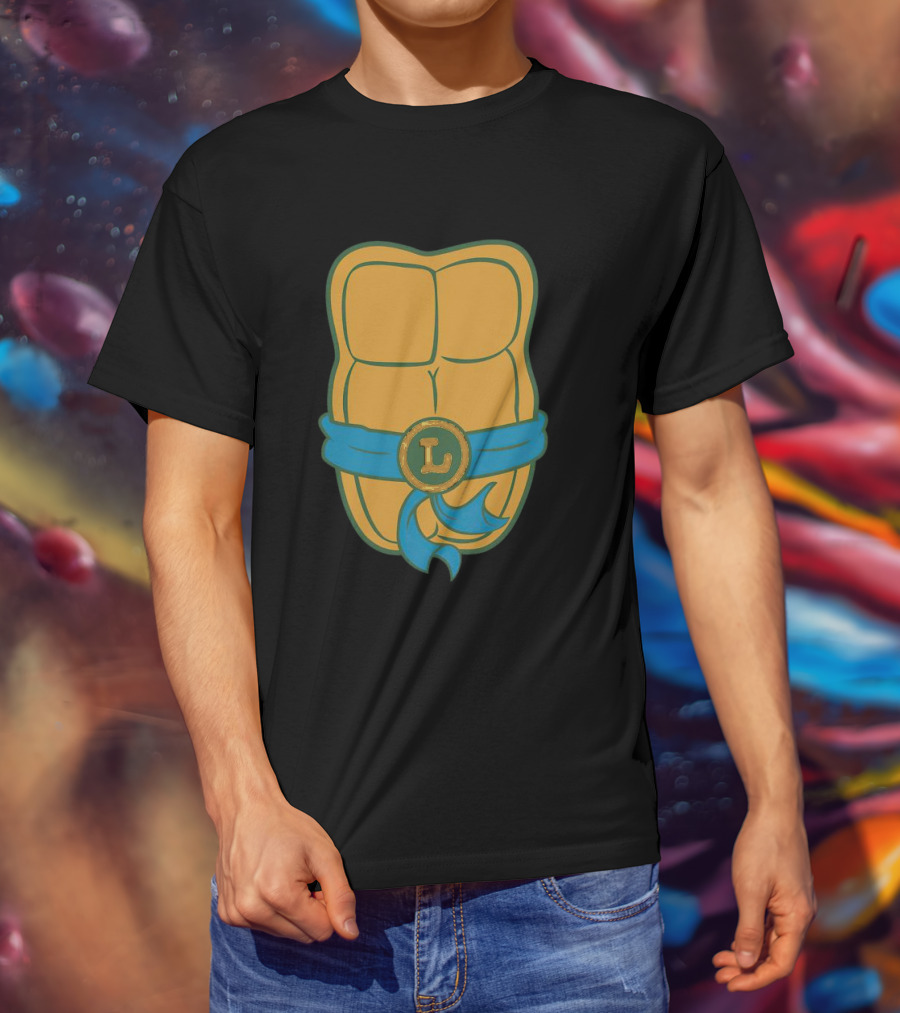 Leonardo Belt Turtle Shell Abs T-Shirt