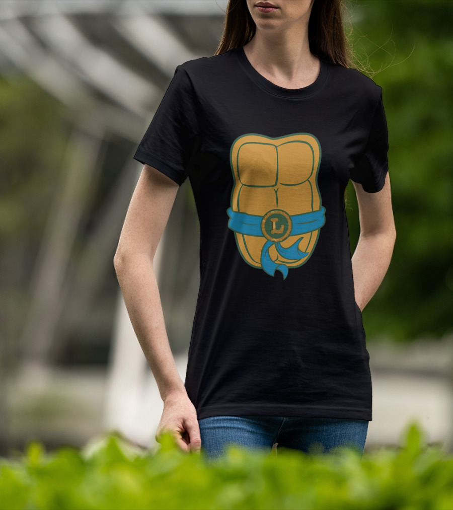 Leonardo Belt Turtle Shell Abs T-Shirt