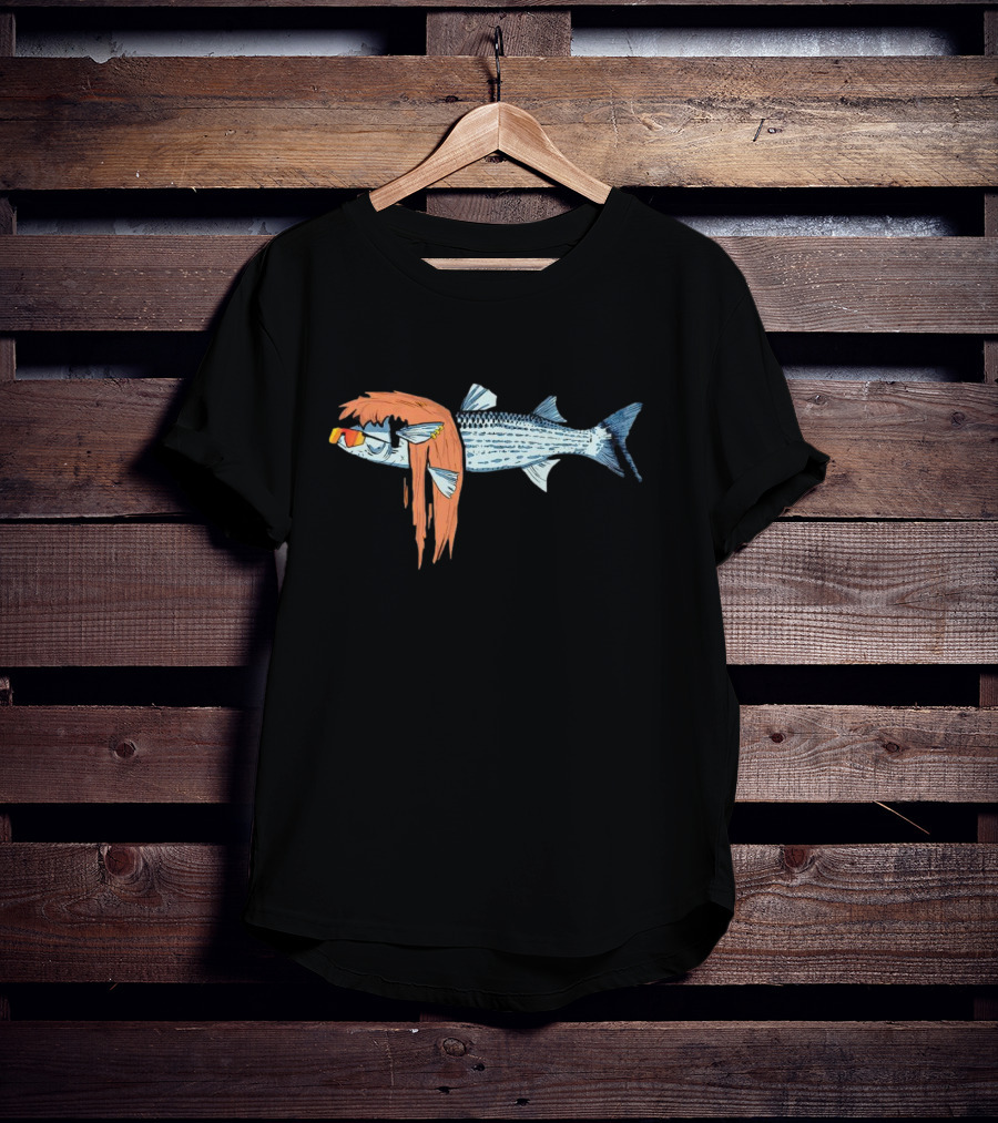 Mullet Fish Sunglasses T-Shirt