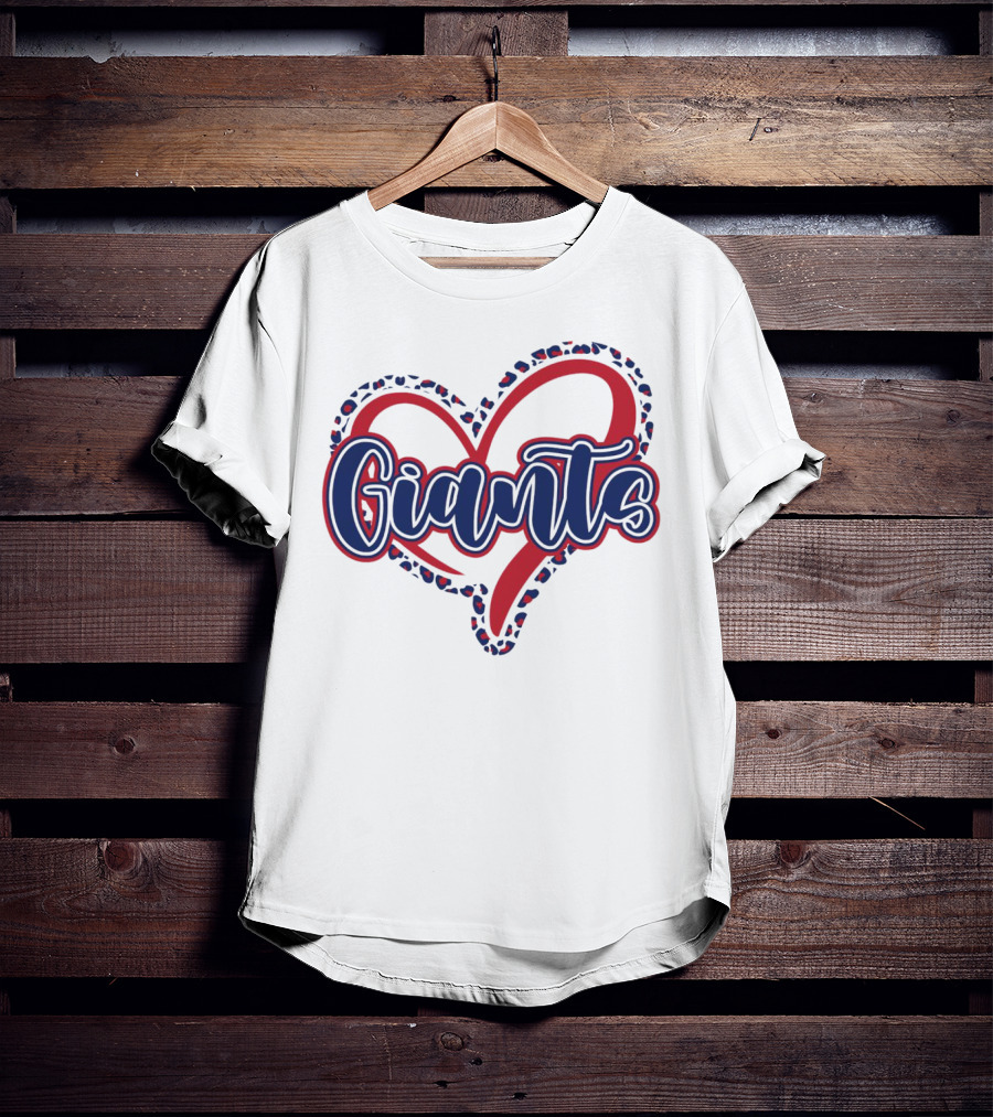 Giants Heart Leopard T-Shirt