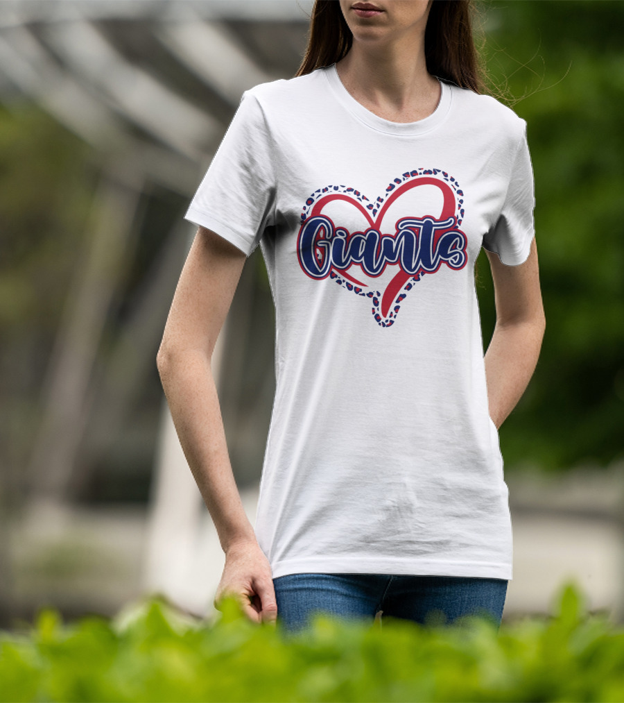 Giants Heart Leopard T-Shirt
