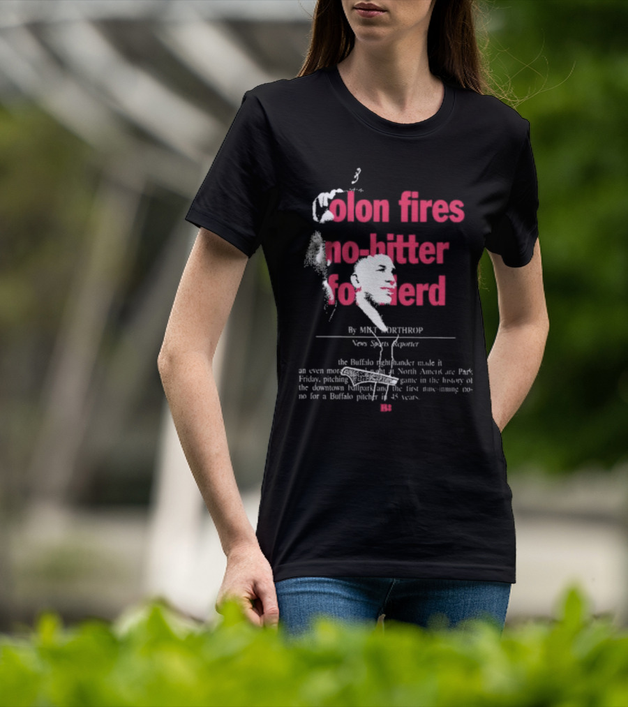 Olon Fires No-Hitter For Herd By Mike Northrop News Sports Reporter T-Shirt