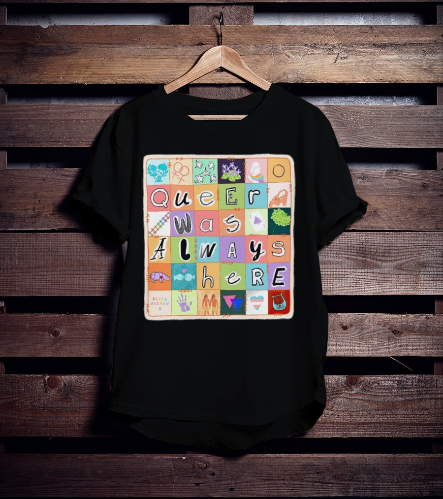 Alice Oseman X Qwah Queer Was Always Here Quilt T-Shirt