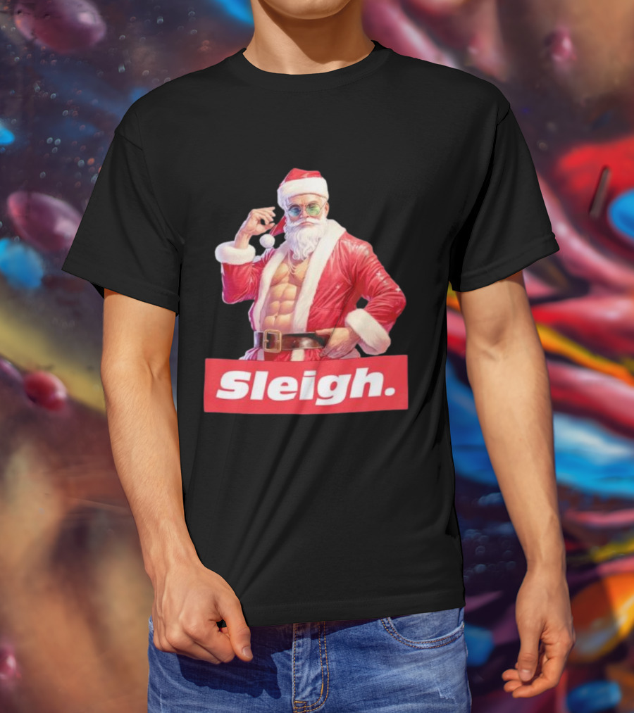 Sleigh Santa Christmas T-Shirt