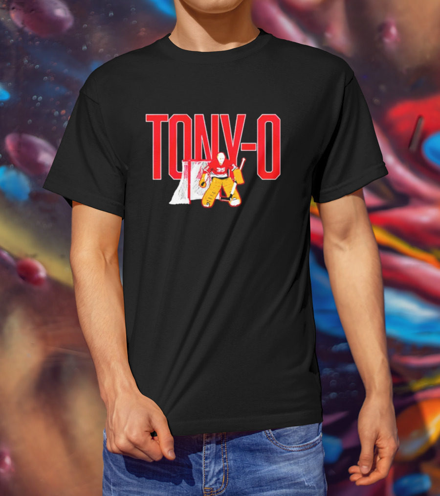 TONY-O 35 Hockey Goalie Net T-Shirt