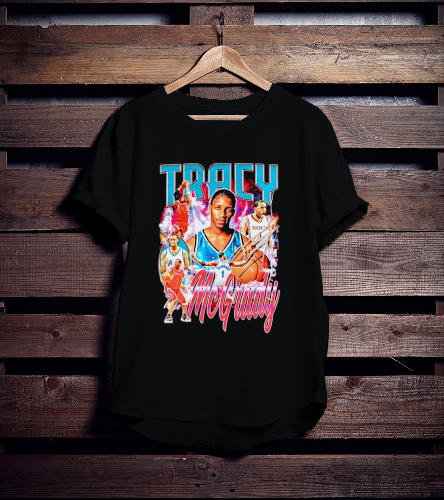 Tracy McGrady Basketball Rockets Legends TMAC T-Shirt