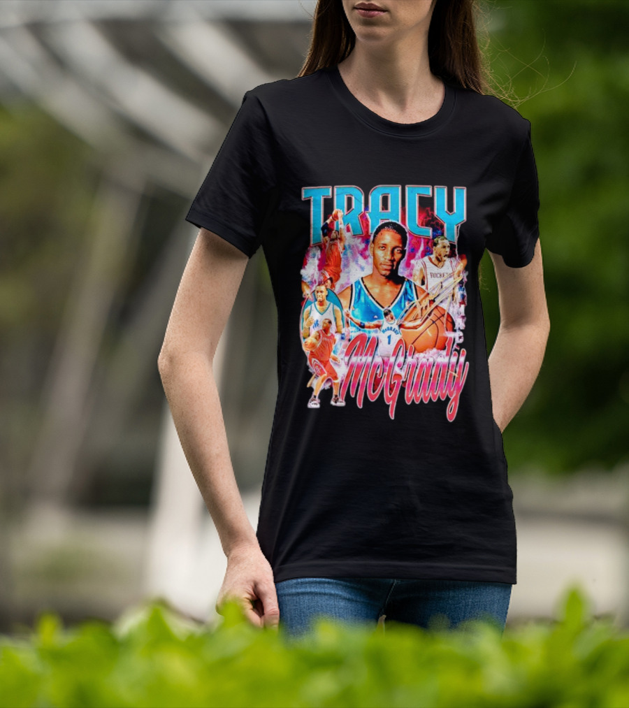 Tracy McGrady Basketball Rockets Legends TMAC T-Shirt