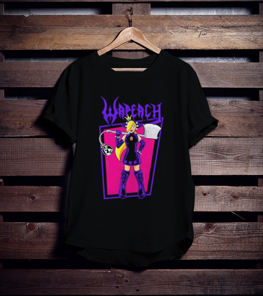 Wah Princess Wapeach Axe Mace Medieval Fantasy Warrior Princess T-Shirt