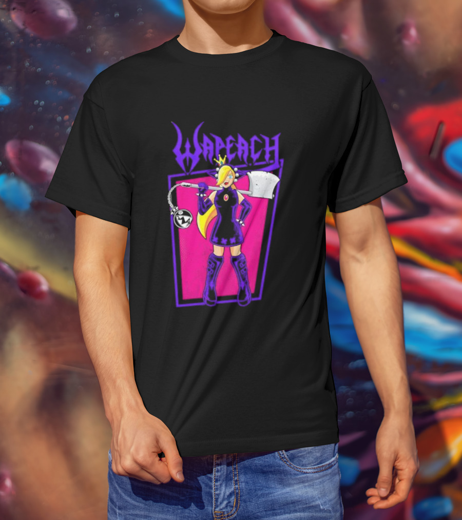 Wah Princess Wapeach Axe Mace Medieval Fantasy Warrior Princess T-Shirt
