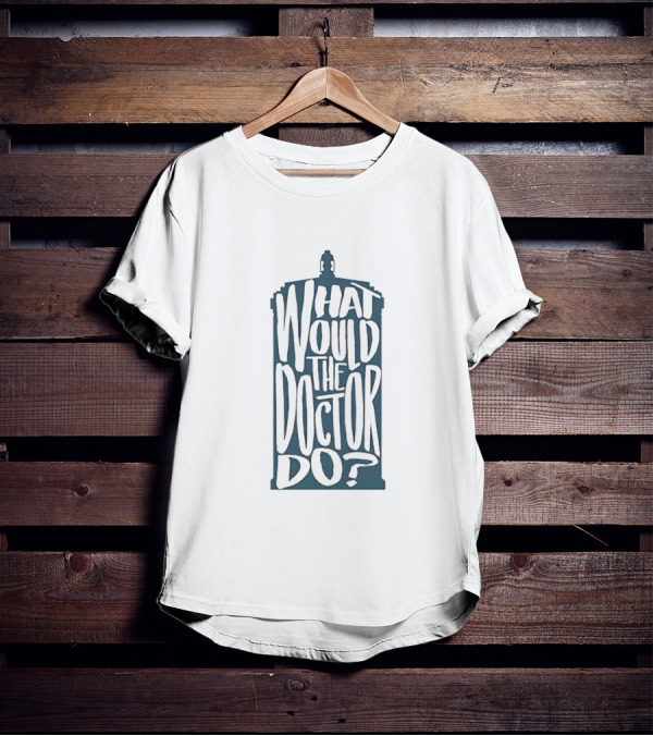 What Would The Doctor Do TARDIS T-Shirt