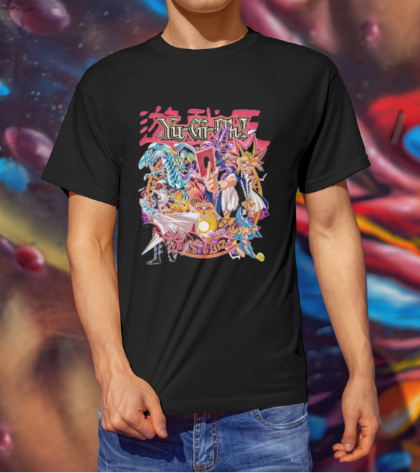YuGiOh Duel Monsters Yugi Kaiba Joey Blue Eyes Dark Magician Exodia T-Shirt