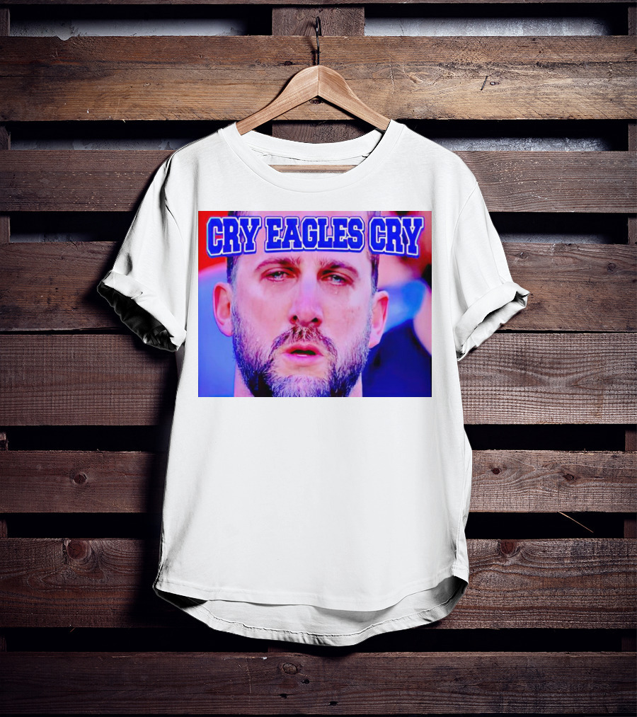Cry Eagles Cry Nick Sirianni Ford Field Lions Clash T-Shirt