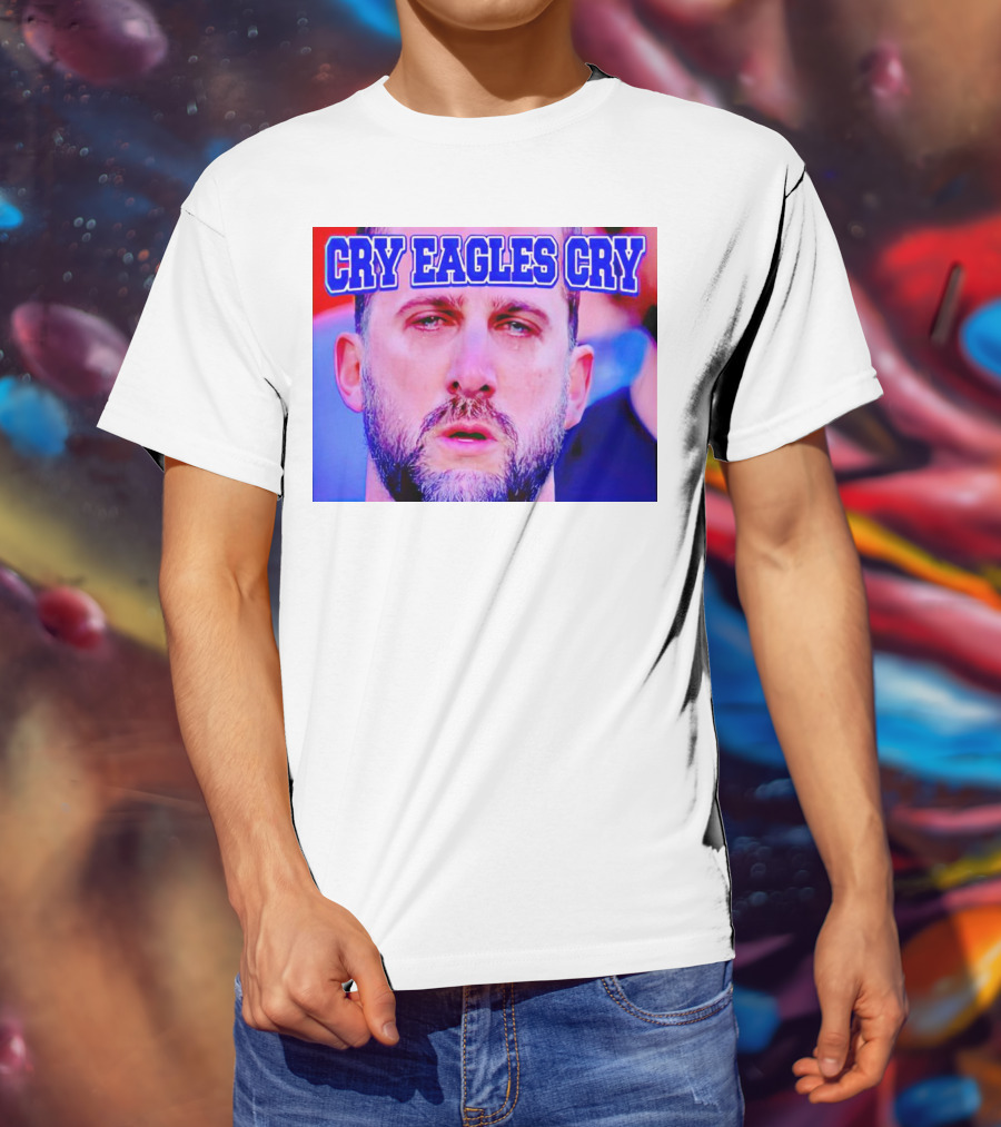 Cry Eagles Cry Nick Sirianni Ford Field Lions Clash T-Shirt