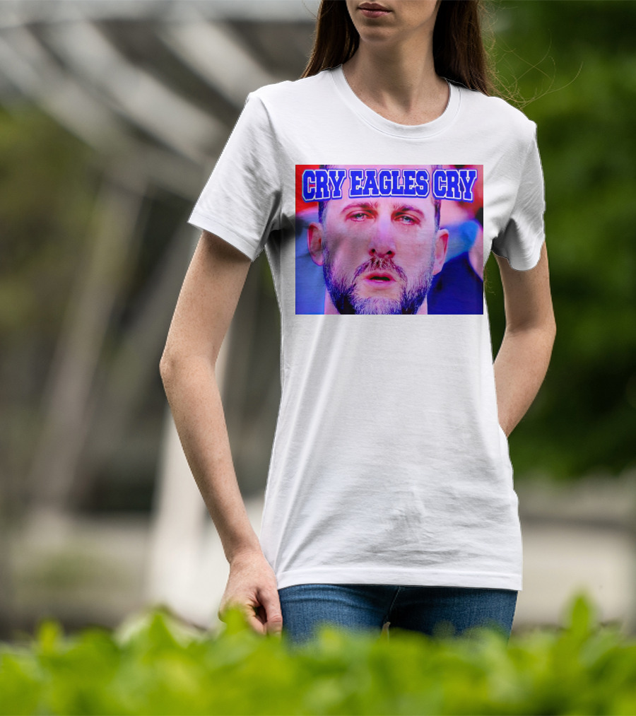 Cry Eagles Cry Nick Sirianni Ford Field Lions Clash T-Shirt