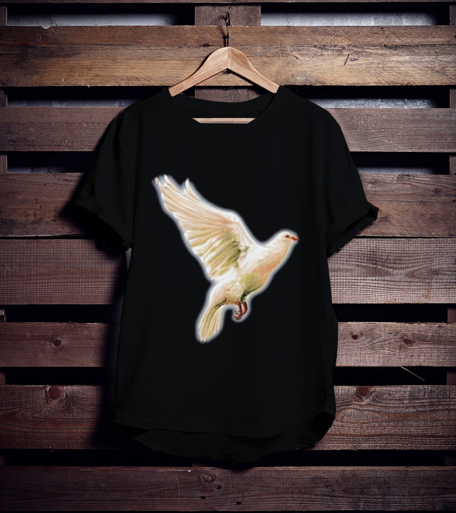Psycho Peace Dream Dove In Flight T-Shirt