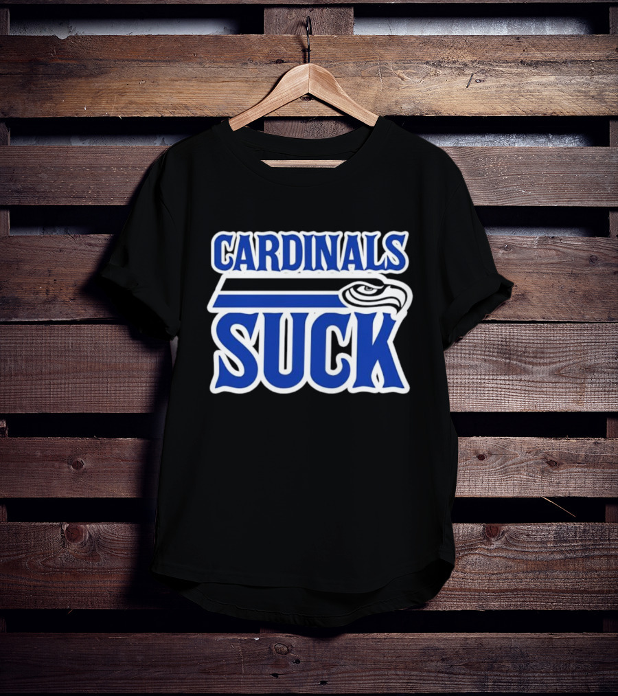 Cardinals Suck Seattle Seahawks Fan Rivalry T-Shirt