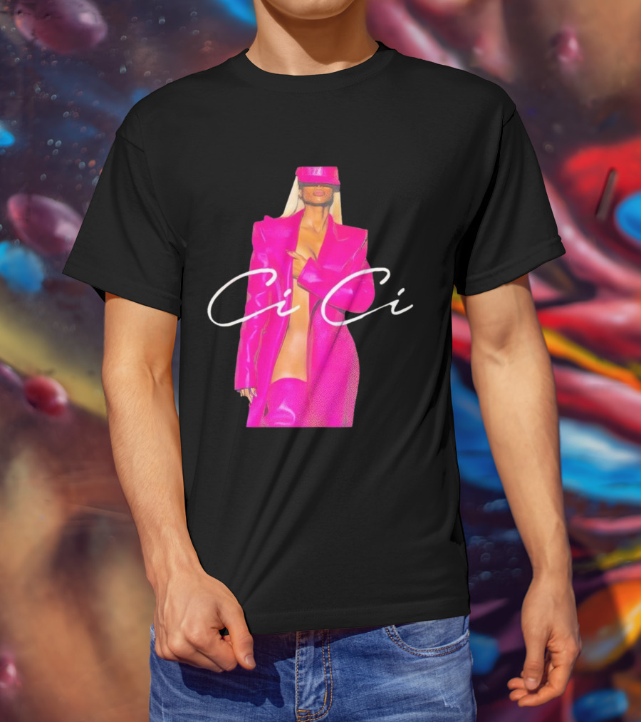 Ciara CiCi Bold Pink Fashion T-Shirt