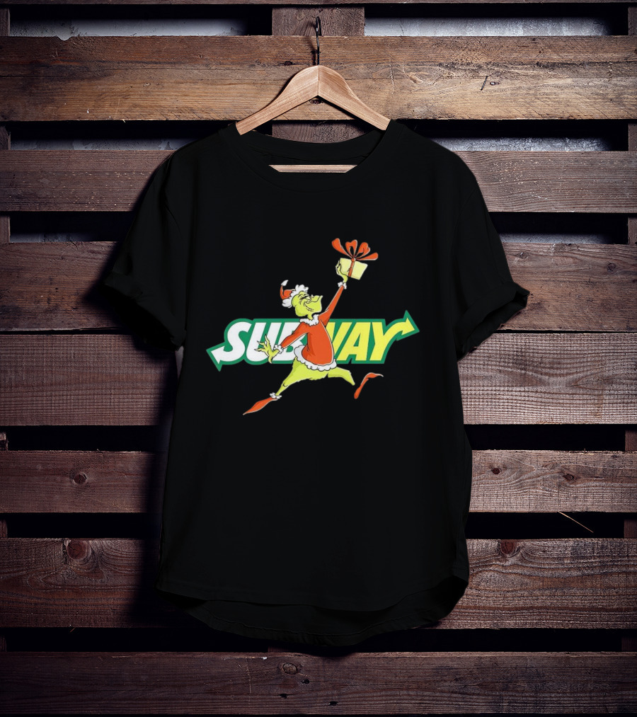 Grinch Subway Christmas Gift Jumper T-Shirt