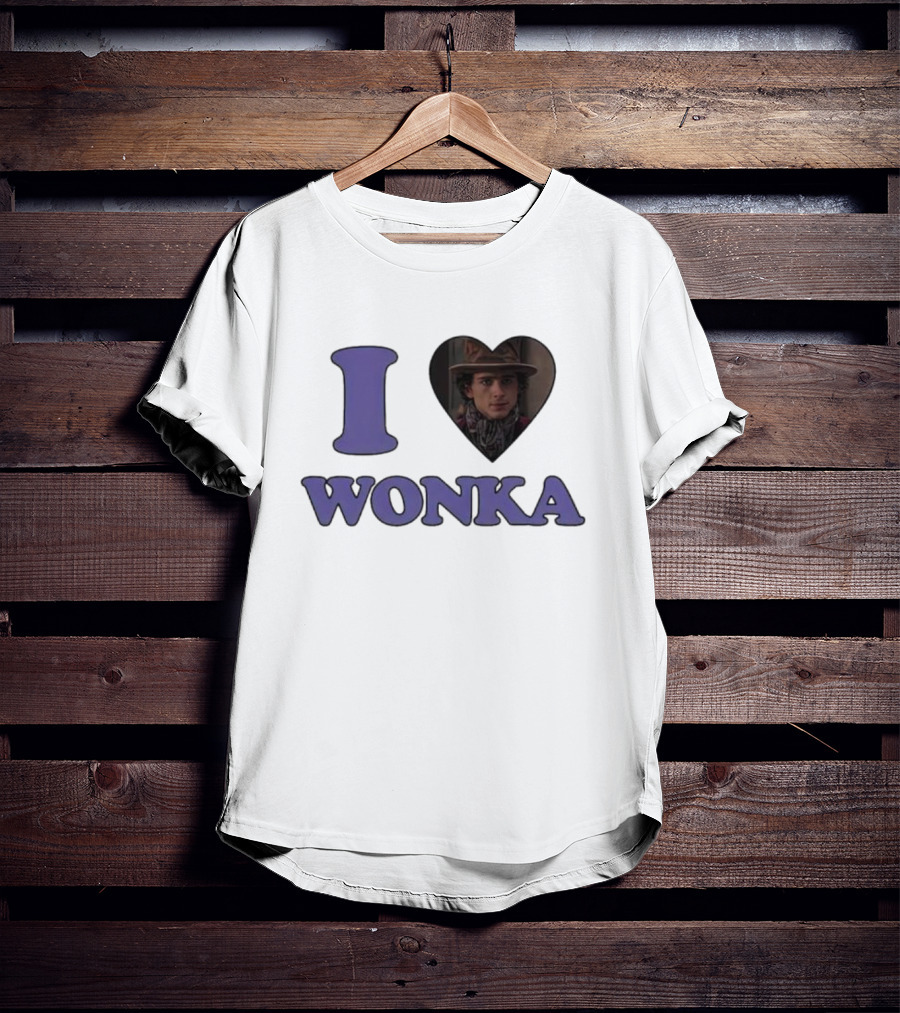 I Heart Wonka Movie Character T-Shirt