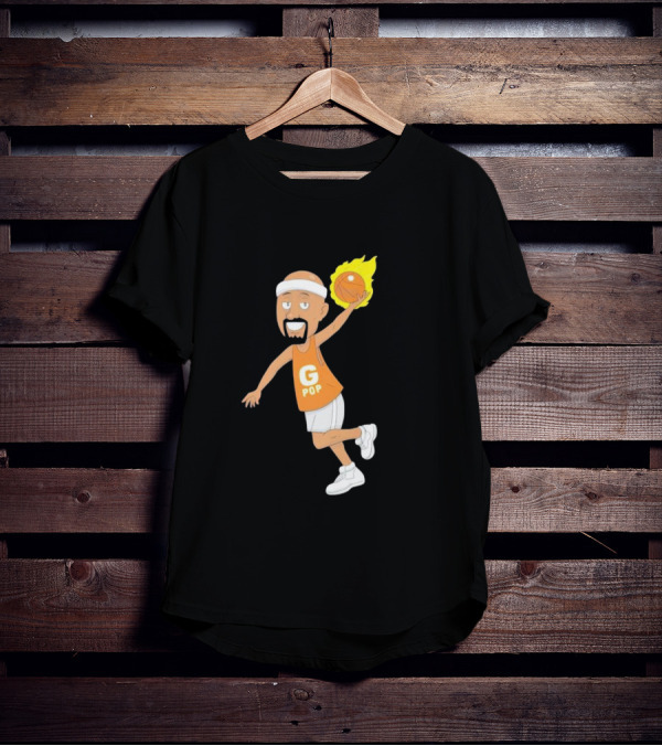 G Pop Flame Basketball T-Shirt