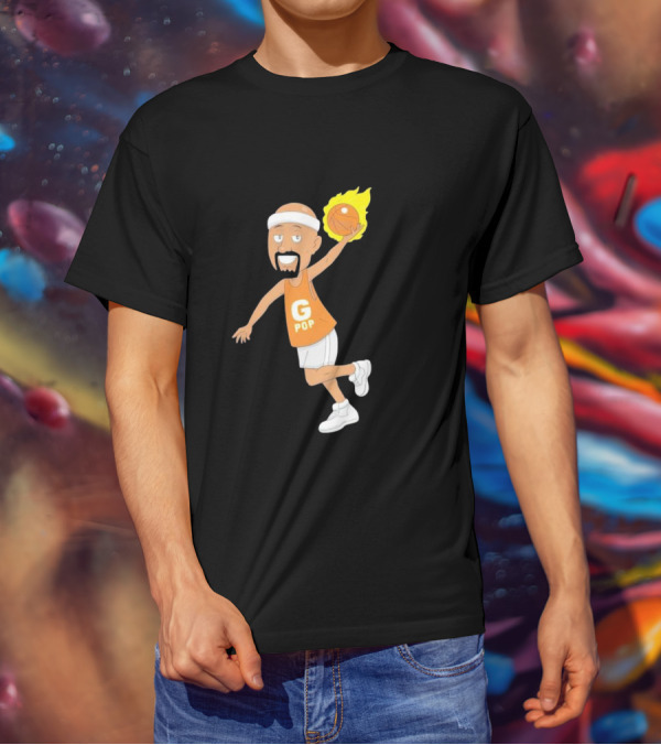 G Pop Flame Basketball T-Shirt