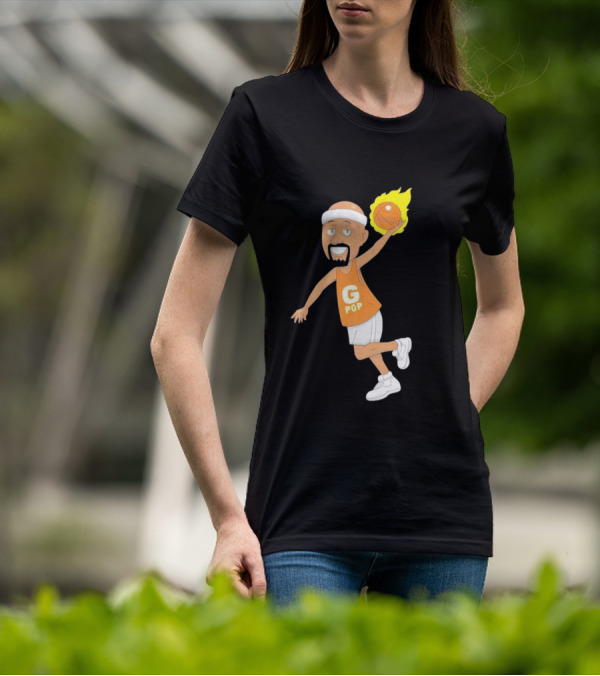 G Pop Flame Basketball T-Shirt