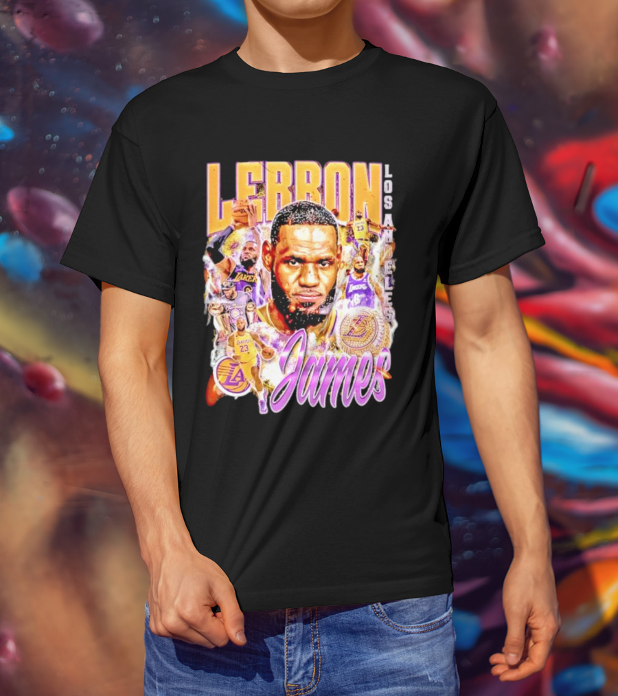 LEBRON JAMES LOS ANGELES LAKERS 23 ICONIC BASKETBALL LEGEND T-Shirt