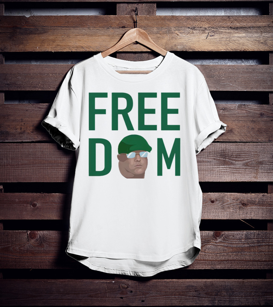 FREEDOM Kyle Pagan Green Hat Sunglasses T-Shirt