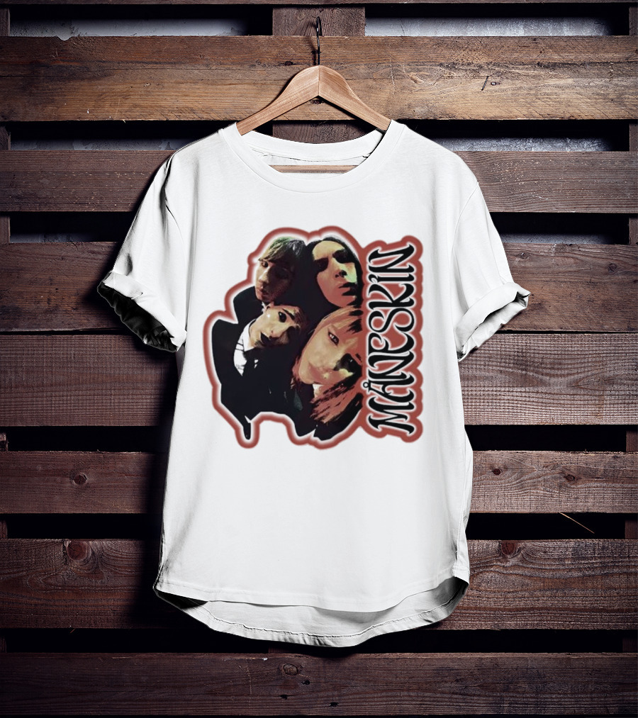 Maneskin Band Fisheye Style Group T-Shirt